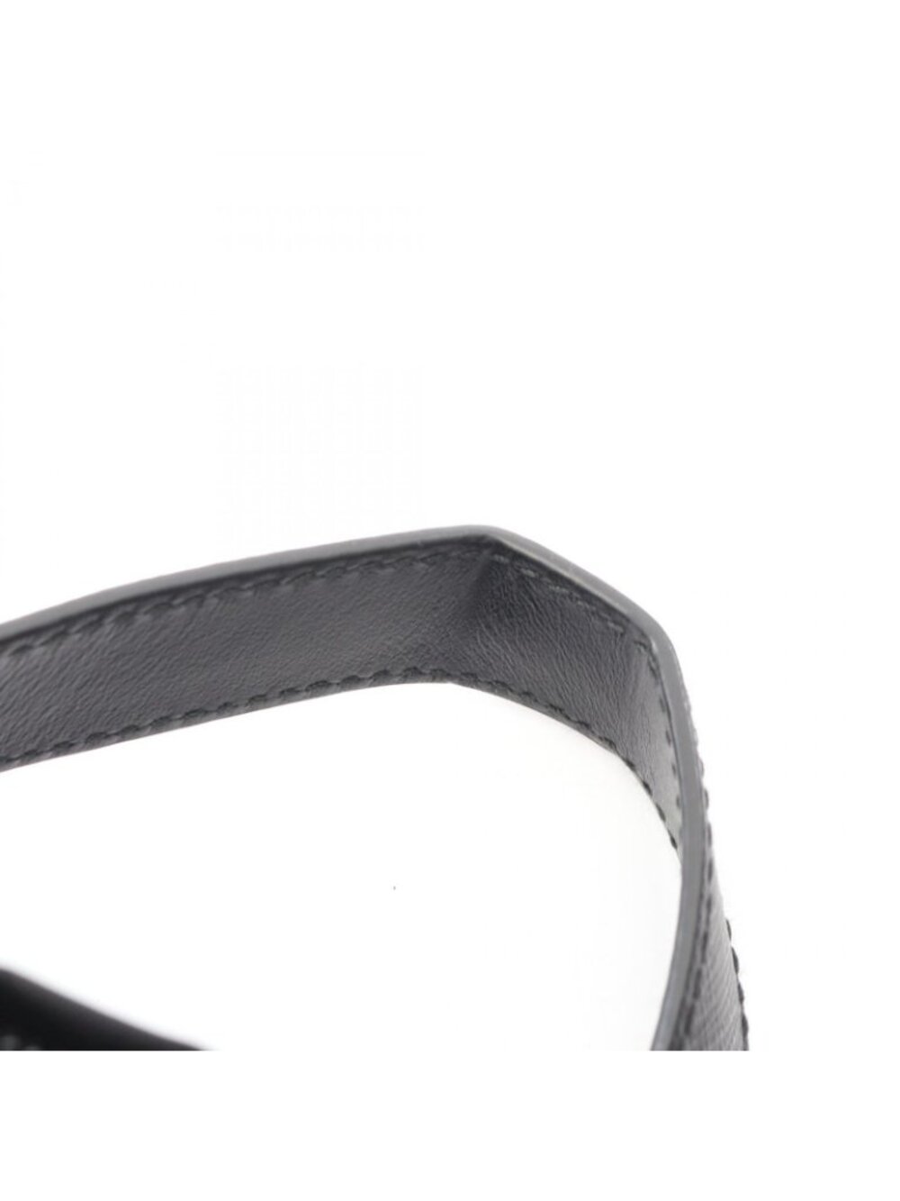 Prada Waist Bag Re-Nylon Black Nylon Saffiano Leather Triangle Logo - Picture 5 of 6